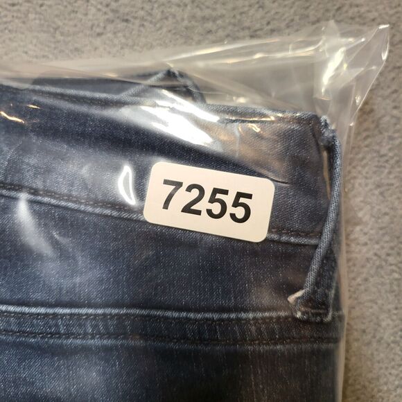 Old Navy Jeans Womens 10 Blue Rockstar Skinny Leg Distressed Denim Stretch - Picture 10 of 10